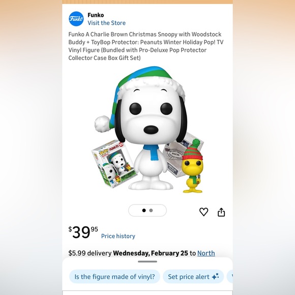 Funko Pop Peanuts Snoopy & Woodstock with Blue and Green Accents - Picture 8 of 8